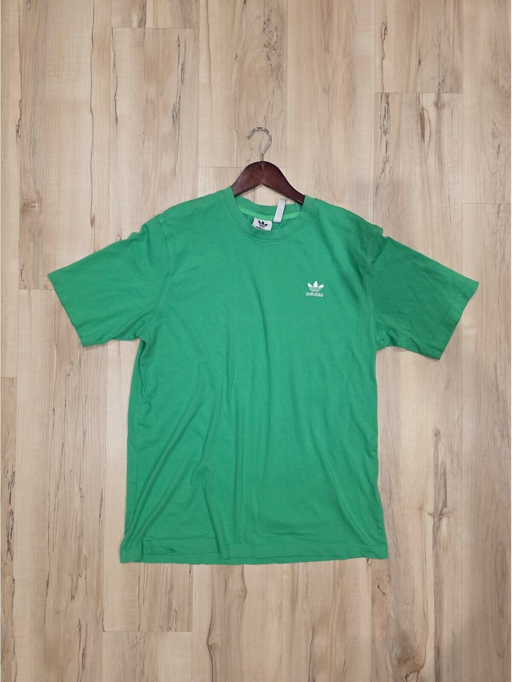 Adidas Green Classic Logo T-Shirt Large